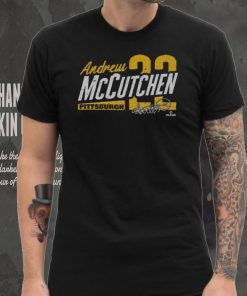 Andrew McCutchen Pittsburgh Type Slant WHT Shirt