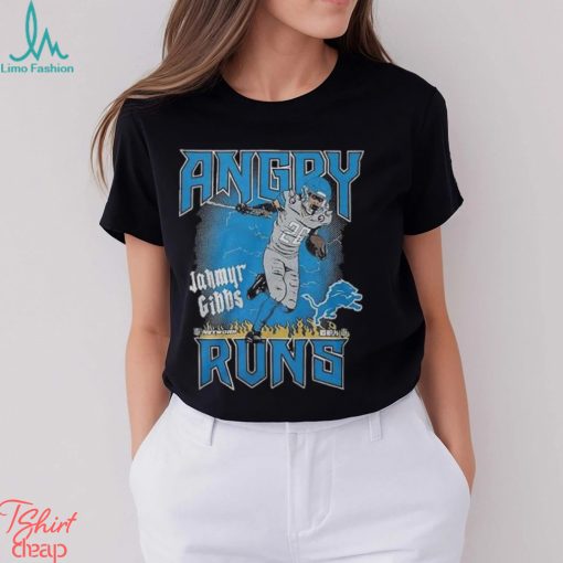 Angry Runs Lions Jahmyr Gibbs Shirt