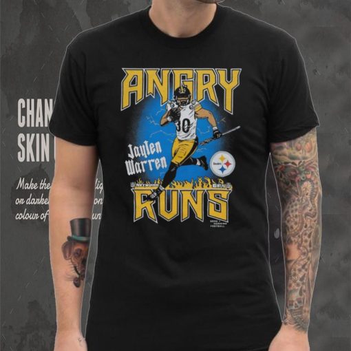 Angry Runs Steelers Jaylen Warren Retro GMF Kyle Brandt T Shirt