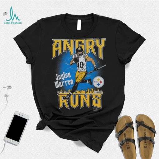 Angry Runs Steelers Jaylen Warren Retro GMF Kyle Brandt T Shirt