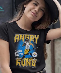 Angry Runs Steelers Jaylen Warren Retro GMF Kyle Brandt T Shirt