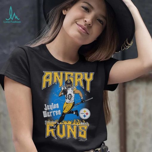 Angry Runs Steelers Jaylen Warren Retro GMF Kyle Brandt T Shirt