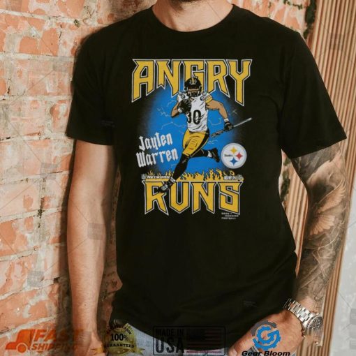 Angry Runs Steelers Jaylen Warren Retro GMF Kyle Brandt T Shirt