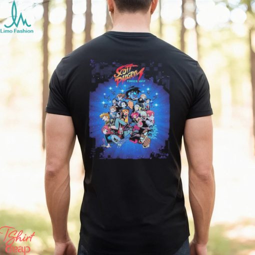 Anime Scott Pilgrim Takes Off Only On Netflix Poster Essentials T Shirt