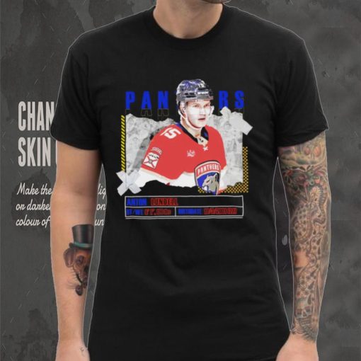 Anton Lundell number 15 Florida Panthers ice hockey player pose paper gift shirt