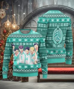 Aoba Johsai High Ugly Christmas Sweater Haikyuu Anime Xmas Gift