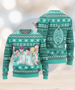 Aoba Johsai High Ugly Christmas Sweater Haikyuu Anime Xmas Gift