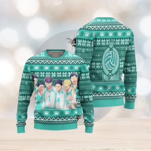 Aoba Johsai High Ugly Christmas Sweater Haikyuu Anime Xmas Gift