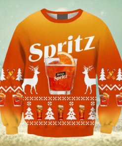 Aperol Spritz Ugly Christmas Sweater, Gift for Christmas Holiday