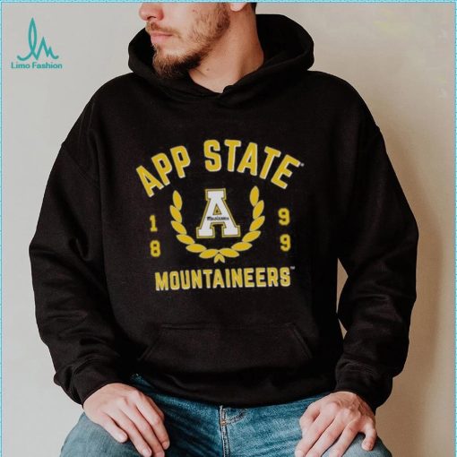 Appalachian State Mountaineers Uscape Apparel Laurels Fleece Crop Shirt