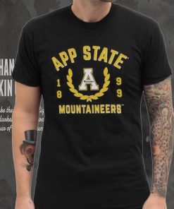 Appalachian State Mountaineers Uscape Apparel Laurels Fleece Crop Shirt