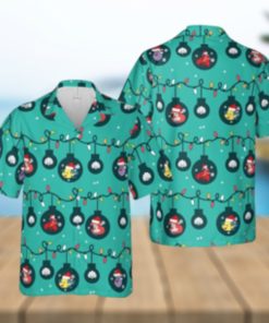 Ariel Princess Hawaiian Christmas Little Mermaid Disney Hawaii Lights Shirt