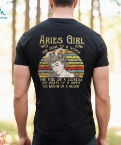 Aries Girl The Soul Of A Witch – Zodiac Pride Vintage T Shirt