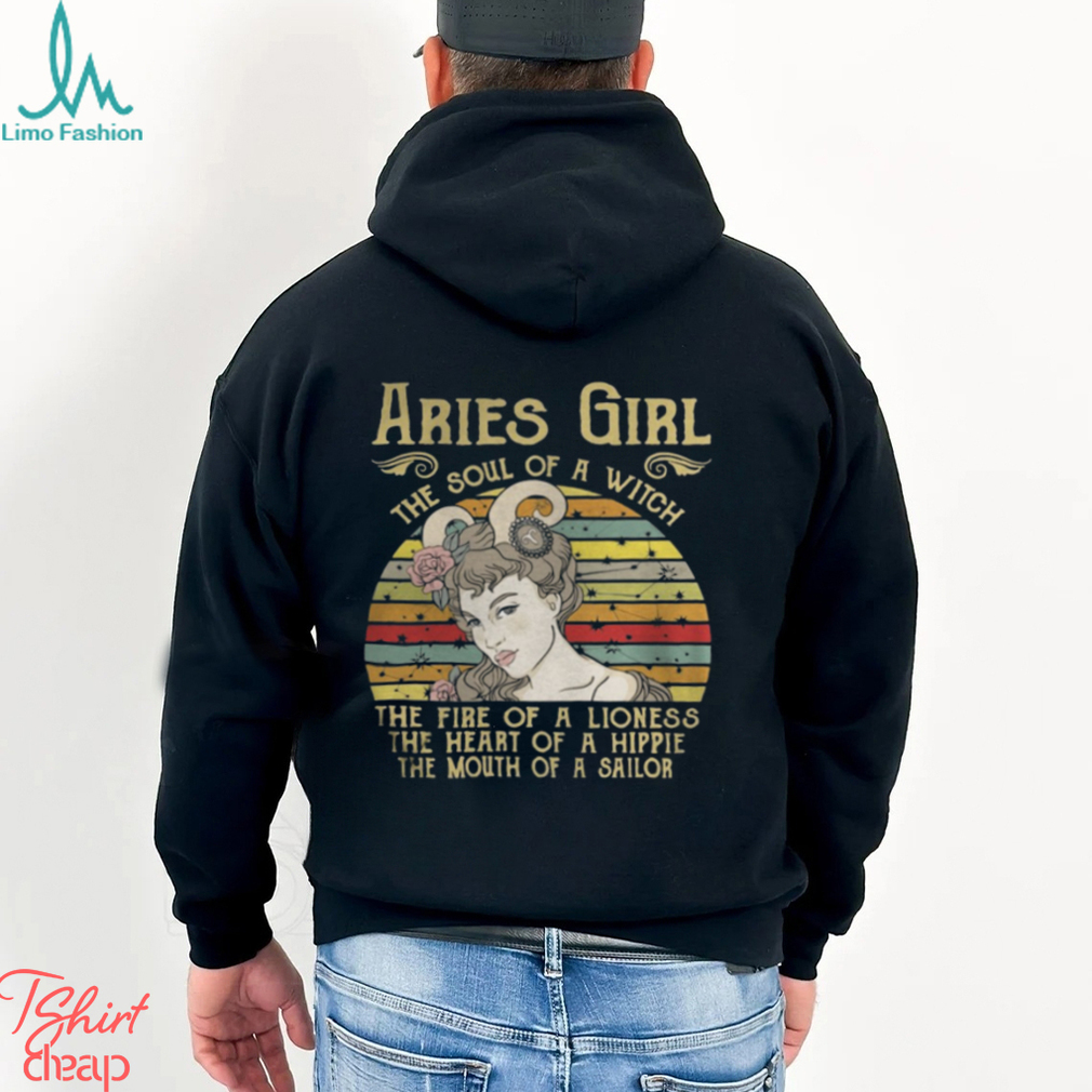 Aries Girl The Soul Of A Witch – Zodiac Pride Vintage T Shirt Aries Girl The Soul Of A Witch – Zodiac Pride Vintage T Shirt