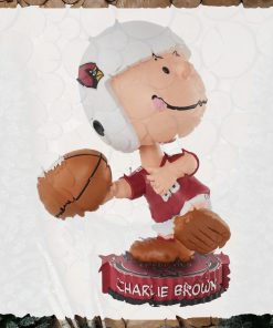 Arizona Cardinals Charlie Brown Peanuts Bighead Bobblehead Ornament