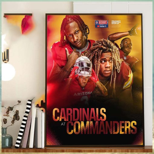 Arizona Cardinals Vs Washington Commanders NFL Kickoff 2023 Home Decorations Poster Canvas