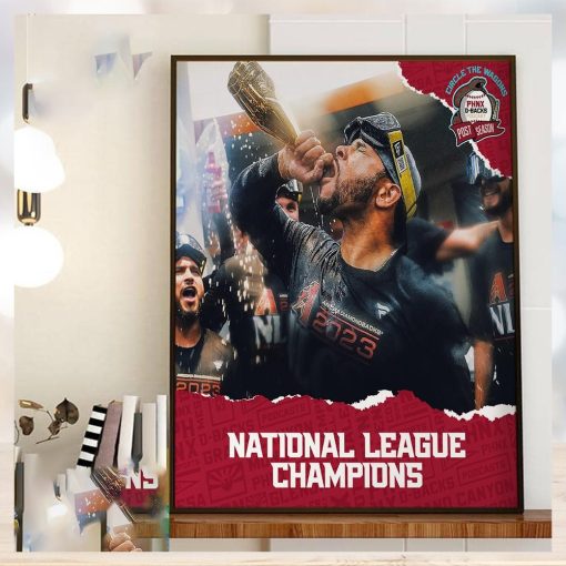 Arizona Diamondbacks Are Champs 2023 National League Champions Home Decor Poster Canvas