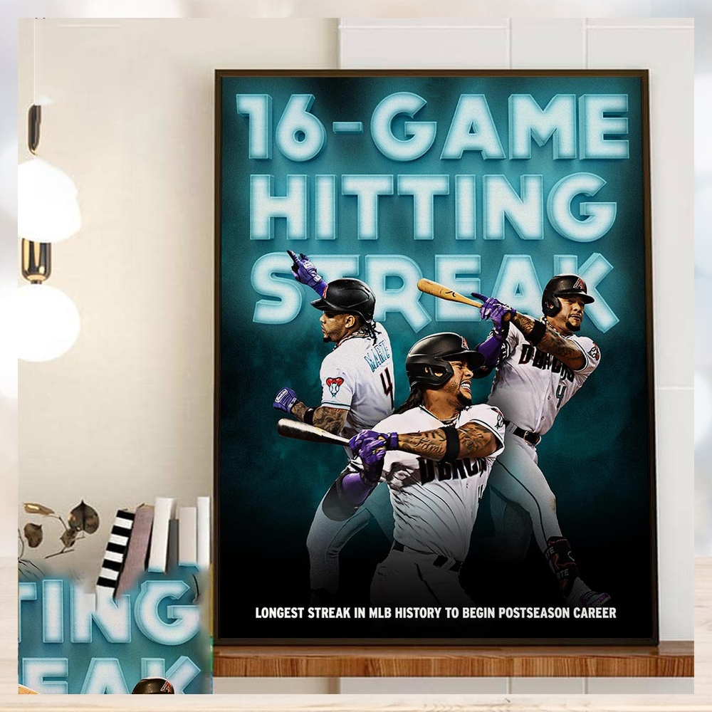 Arizona Diamondbacks Ketel Marte 16 Game Hitting Streak Home Decor Poster Canvas Arizona Diamondbacks Ketel Marte 16 Game Hitting Streak Home Decor Poster Canvas