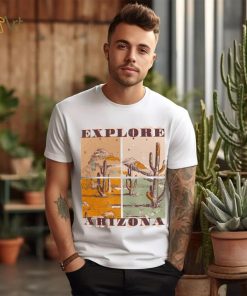 Arizona Quad Desert Scene Graphic T Shirt