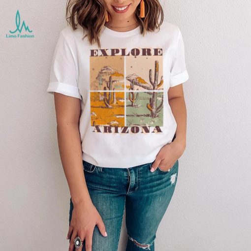 Arizona Quad Desert Scene Graphic T Shirt
