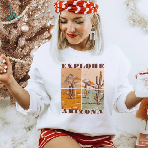Arizona Quad Desert Scene Graphic T Shirt
