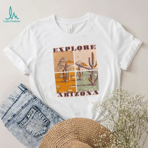 Arizona Quad Desert Scene Graphic T Shirt