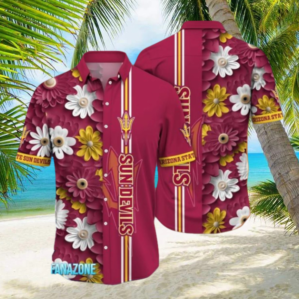 Arizona State Sun Devils NCAA2 Flower Hawaii Shirt For Fans Arizona State Sun Devils NCAA2 Flower Hawaii Shirt For Fans