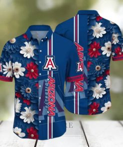 Arizona Wildcats NCAA3 Flower Hawaii Shirt For Fans