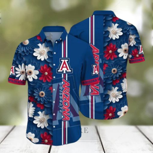 Arizona Wildcats NCAA3 Flower Hawaii Shirt For Fans