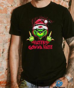 Arkansas Razorbacks Grinch haters gonna hate Christmas shirt