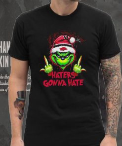 Arkansas Razorbacks Grinch haters gonna hate Christmas shirt