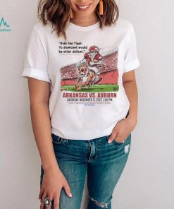 Arkansas vs Auburn ride the tiger to dismount would be utter defeat shirt