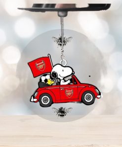 Arsenal Snoopy Peanut Car Acrylic Ornament