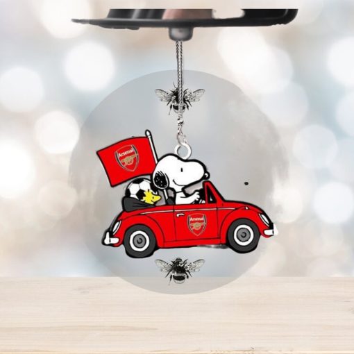 Arsenal Snoopy Peanut Car Acrylic Ornament