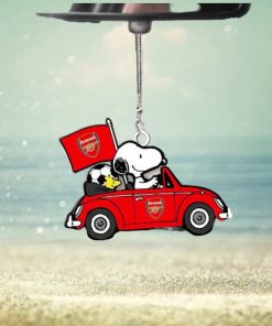 Arsenal Snoopy Peanut Car Acrylic Ornament