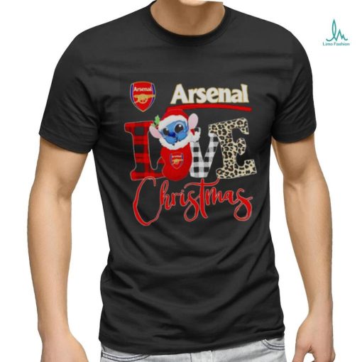 Arsenal Stitch love Christmas shirt