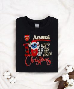 Arsenal Stitch love Christmas shirt