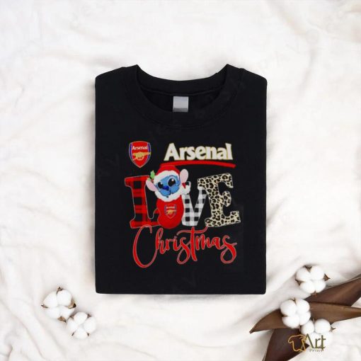 Arsenal Stitch love Christmas shirt