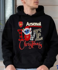 Arsenal Stitch love Christmas shirt