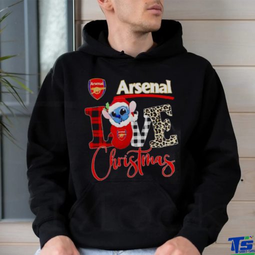 Arsenal Stitch love Christmas shirt