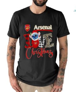 Arsenal Stitch love Christmas shirt