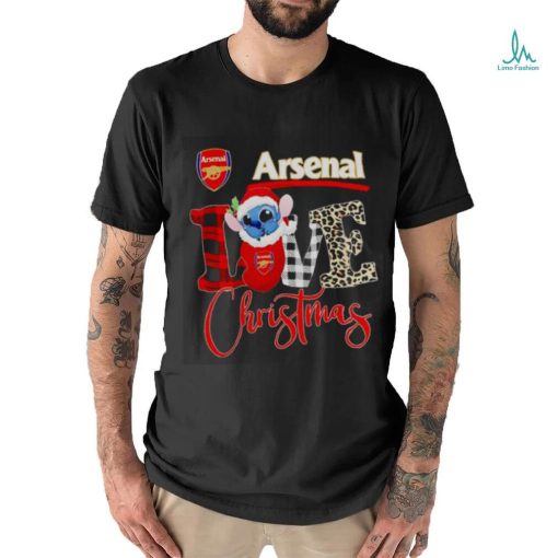 Arsenal Stitch love Christmas shirt