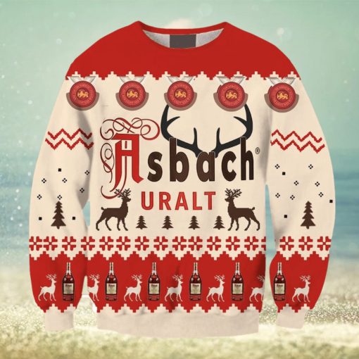 Asbach Ugly Christmas Sweater, Gift for Christmas Holiday