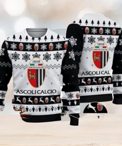 Ascoli Calcio 1898 Team Football Lega Serie A Ugly Christmas Sweater Christmas Gift