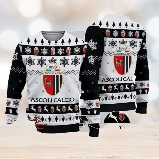 Ascoli Calcio 1898 Team Football Lega Serie A Ugly Christmas Sweater Christmas Gift