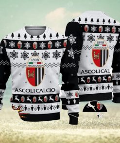 Ascoli Calcio 1898 Team Football Lega Serie A Ugly Christmas Sweater Christmas Gift