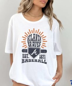 Atlanta Braves Youth Sun Burst T Shirt