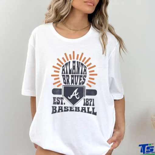 Atlanta Braves Youth Sun Burst T Shirt