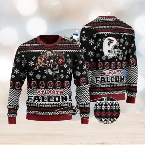 Atlanta Falcon Printed Ugly Christmas Sweater Gift For Men And Women