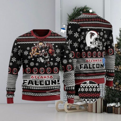 Atlanta Falcon Printed Ugly Christmas Sweater Gift For Men And Women